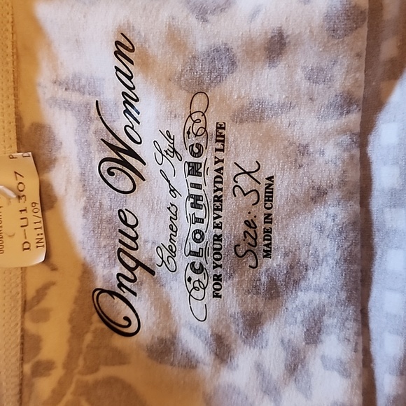 ONQUE 3X FULL ZIP JACKET EUC PLUS SIZE - Picture 6 of 10